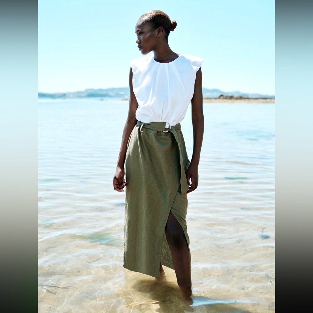 New ZARA Combination Midi Dress